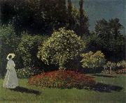Claude Monet Lady in the Garden Germany oil painting artist